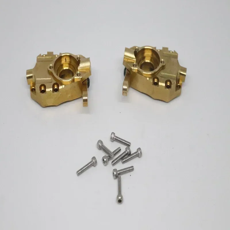 1Pair Counterweight style Climbing Car Accessories Heavy Duty Brass Front Steering Knuckle Set For TRxs TRX4 1/10 RC
1Pair Counterweight style Climbing Car Accessories Heavy Duty Brass Front Steering Knuckle Set For TRxs TRX4 1/10 RC