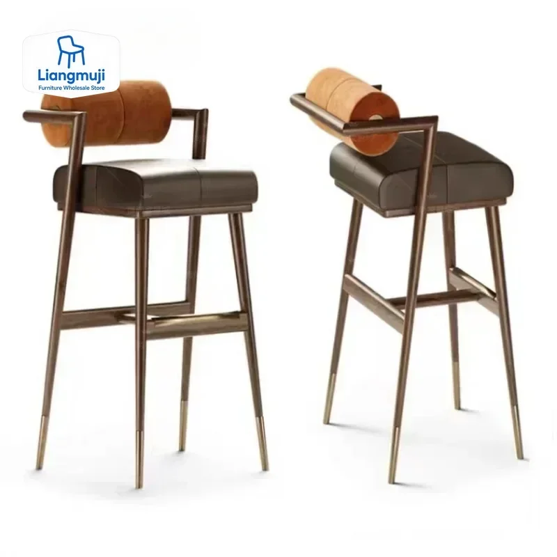 Feature Nordic Bar Chairs Luxury Design Stool Modern Ergonomic Bar Chairs Kitchen Living Room High Barkrukken Furniture SR50BC
Feature Nordic Bar Chairs Luxury Design Stool Modern Ergonomic Bar Chairs Kitchen Living Room High Barkrukken Furniture SR50BC