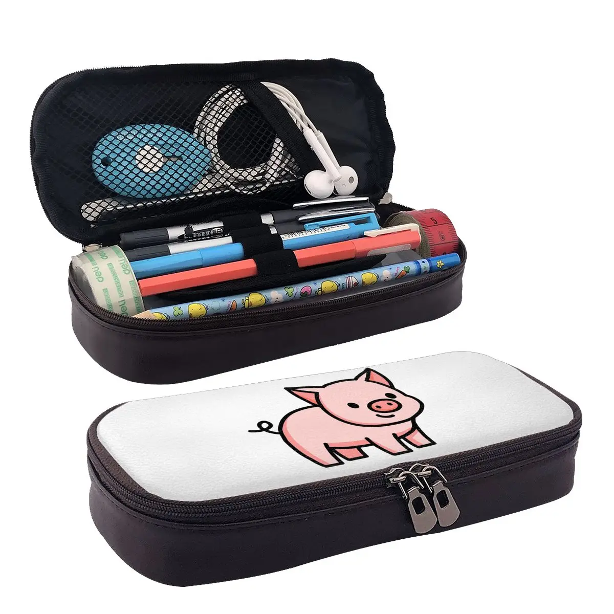 Pig Leather Pencil Case for Boy Girl Gifts Pen Box Pencil Bag Stationery Supplies Pen Holder Bag
Pig Leather Pencil Case for Boy Girl Gifts Pen Box Pencil Bag Stationery Supplies Pen Holder Bag