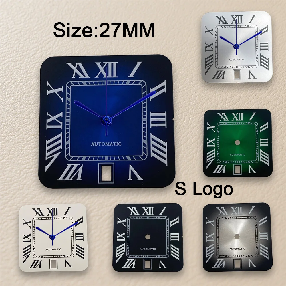 High-Quality 27mm S Logo Square Rome Dial Fit NH36/7S Automatic Movement Fit 6 O'clock Watch Accessories Repair Tool
High-Quality 27mm S Logo Square Rome Dial Fit NH36/7S Automatic Movement Fit 6 O'clock Watch Accessories Repair Tool