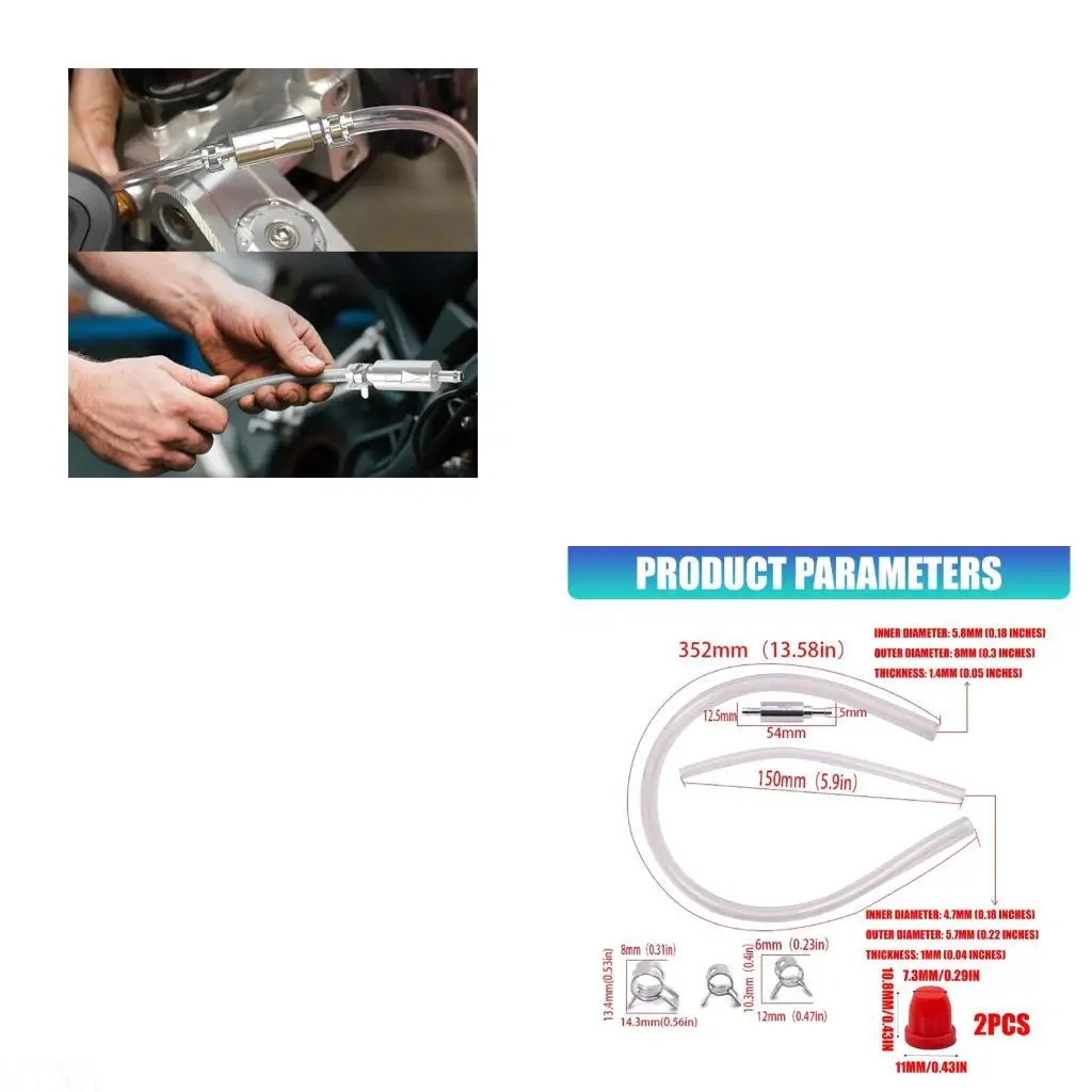 G7NA Brake Fluid Bleeder Hose with Not Return Check Valves Auto Car Vehicle Motorcycle Brake Clutch Bleeder Hose
G7NA Brake Fluid Bleeder Hose with Not Return Check Valves Auto Car Vehicle Motorcycle Brake Clutch Bleeder Hose