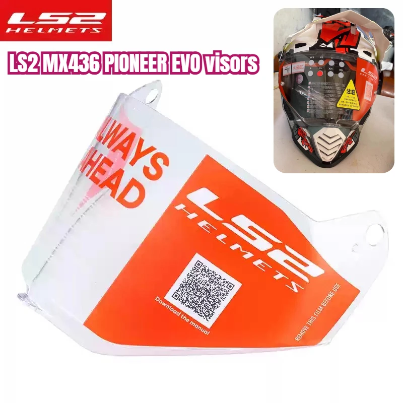 HOT For LS2 PIONEER EVO Off-road Motorcycle Helmet Windshield Lens,original MX436 Helmet Black Silver Transparent Color Visors
HOT For LS2 PIONEER EVO Off-road Motorcycle Helmet Windshield Lens,original MX436 Helmet Black Silver Transparent Color Visors