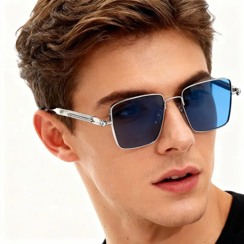 2026 New Luxury Men's Sunglasses High Quality Square Metal Frame Steampunk Classic Retro Driving Sun Glasses Fashion Shades
2026 New Luxury Men's Sunglasses High Quality Square Metal Frame Steampunk Classic Retro Driving Sun Glasses Fashion Shades