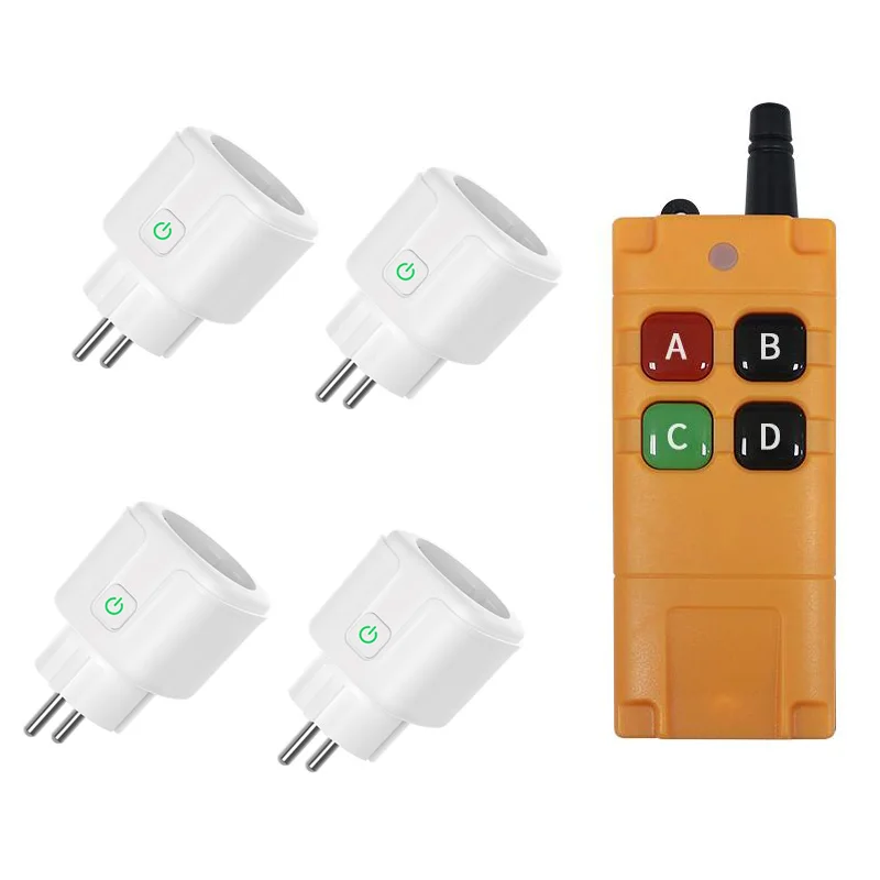 AC110V 220V Wireless European standard remote control switch RF household appliances socket lamp power supply
AC110V 220V Wireless European standard remote control switch RF household appliances socket lamp power supply