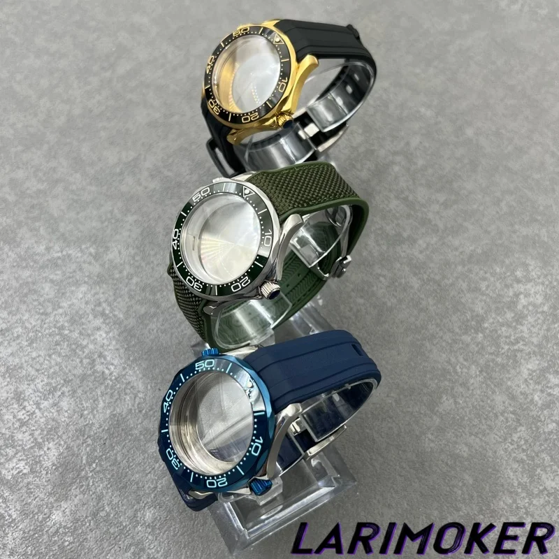LARIMOKER 41mm Full Gold Watch Case With Bezel Black Green Dark Blue Strap Fit NH35 ETA PT5000 Mingzhu2813 Miyota8215Movements
LARIMOKER 41mm Full Gold Watch Case With Bezel Black Green Dark Blue Strap Fit NH35 ETA PT5000 Mingzhu2813 Miyota8215Movements