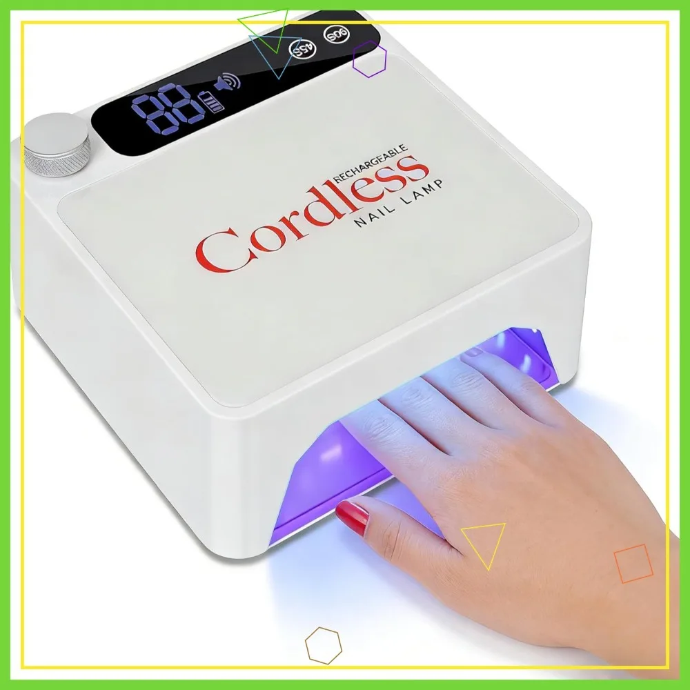 Rechargeable UV LED Nail Lamp with LCD Display, Auto Sensor, Fast Curing for Salon Home Use
Rechargeable UV LED Nail Lamp with LCD Display, Auto Sensor, Fast Curing for Salon Home Use
