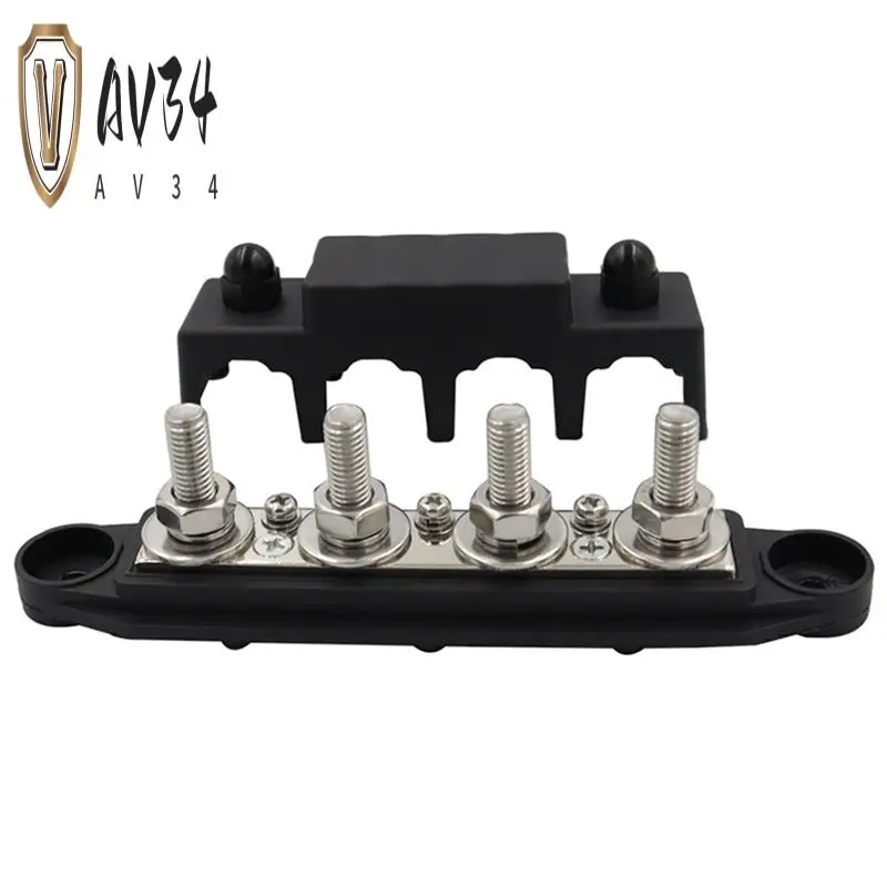 AV34-M10 Busbar Box Board 250A 4 Terminals Current Busbar Cable Box Power Box Parts Suitable For RV Yacht Car
AV34-M10 Busbar Box Board 250A 4 Terminals Current Busbar Cable Box Power Box Parts Suitable For RV Yacht Car
