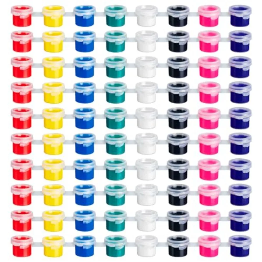 Mini Acrylic Paint Set, 80pcs Acrylic Paint Strips for Adults Art and Craft Painting, 8 Colors Container Storage Paint Pots for
Mini Acrylic Paint Set, 80pcs Acrylic Paint Strips for Adults Art and Craft Painting, 8 Colors Container Storage Paint Pots for
