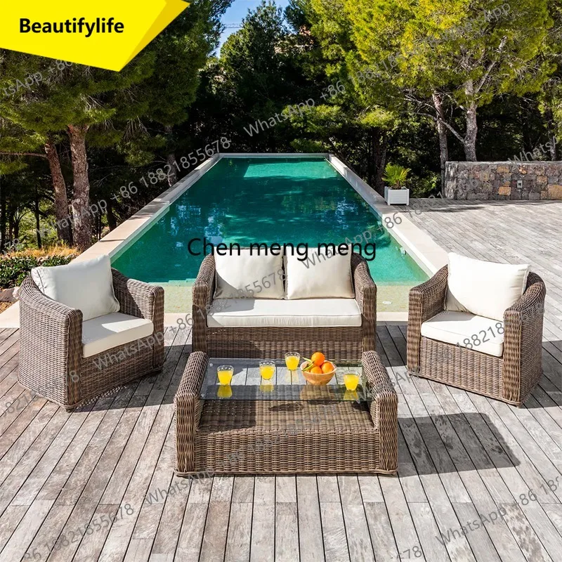 X188 Outdoor rattan sofa courtyard hotel balcony garden model room open-air leisure coffee table outdoor
X188 Outdoor rattan sofa courtyard hotel balcony garden model room open-air leisure coffee table outdoor
