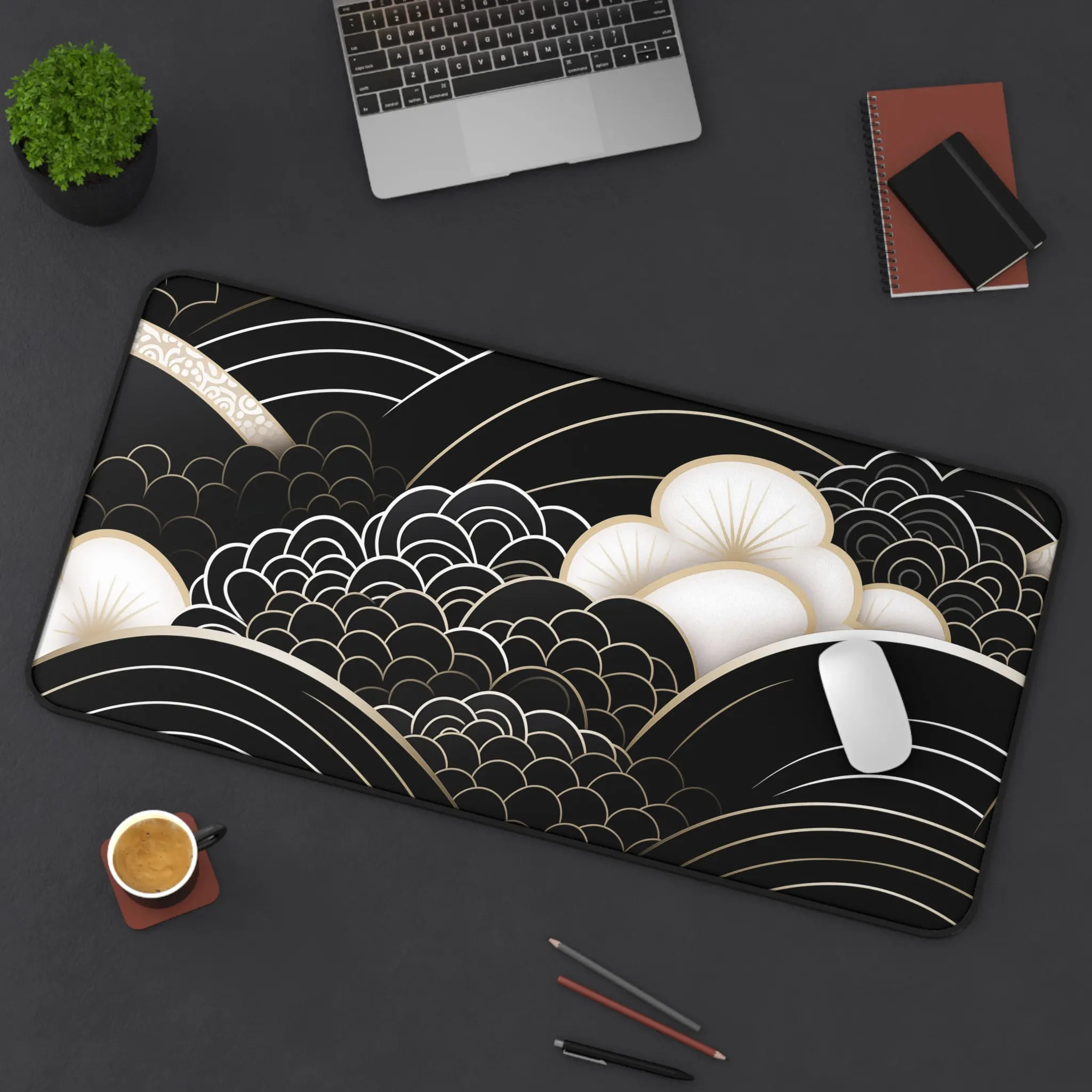 Black Textured Pattern Deskmat, Office Decoration, Workspace Accessory, Home Office, Unique Gift for Her, Modern Desk Mat XXL
Black Textured Pattern Deskmat, Office Decoration, Workspace Accessory, Home Office, Unique Gift for Her, Modern Desk Mat XXL