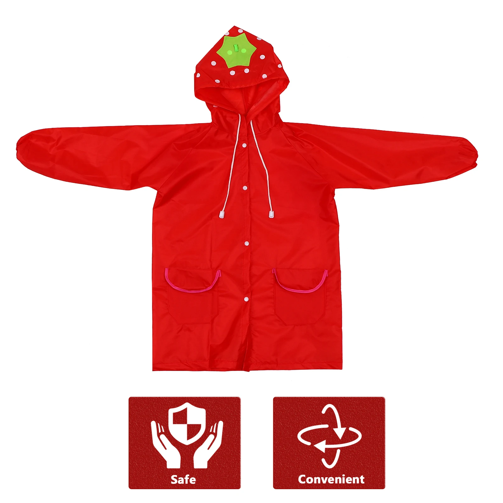 Waterproof Raincoat Kids Coats Lightweight EVA Material Children Rainwear School Travel Outdoor Activities Kids Poncho
Waterproof Raincoat Kids Coats Lightweight EVA Material Children Rainwear School Travel Outdoor Activities Kids Poncho