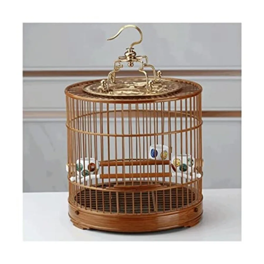LIOONS Птичья клетка Бамбуковая клетка для полетов птиц Портативная клетка для птиц Простая ретро клетка для птиц Круглая переноска для птиц с подставкой для качения
LIOONS Птичья клетка Бамбуковая клетка для полетов птиц Портативная клетка для птиц Простая ретро клетка для птиц Круглая переноска для птиц с подставкой для качения
