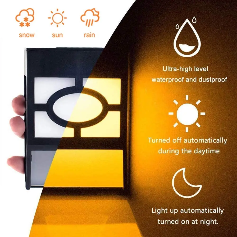 LED Wall Lights Outdoor Waterproof Wireless Landscape Lighting Lamp Colorful For Home/Fence/Yard/Driveway Path Solar Lamps Garde
LED Wall Lights Outdoor Waterproof Wireless Landscape Lighting Lamp Colorful For Home/Fence/Yard/Driveway Path Solar Lamps Garde