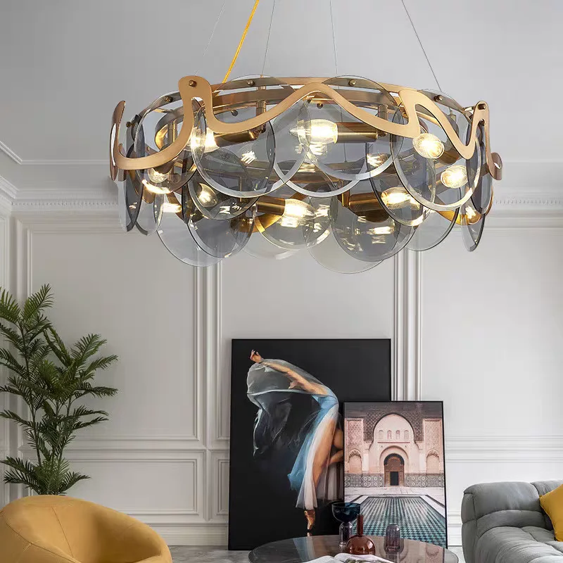 LED ceiling lights hanging in modern design, indoor lighting, ideal living room, kitchen, dining room or bedroom lights
LED ceiling lights hanging in modern design, indoor lighting, ideal living room, kitchen, dining room or bedroom lights