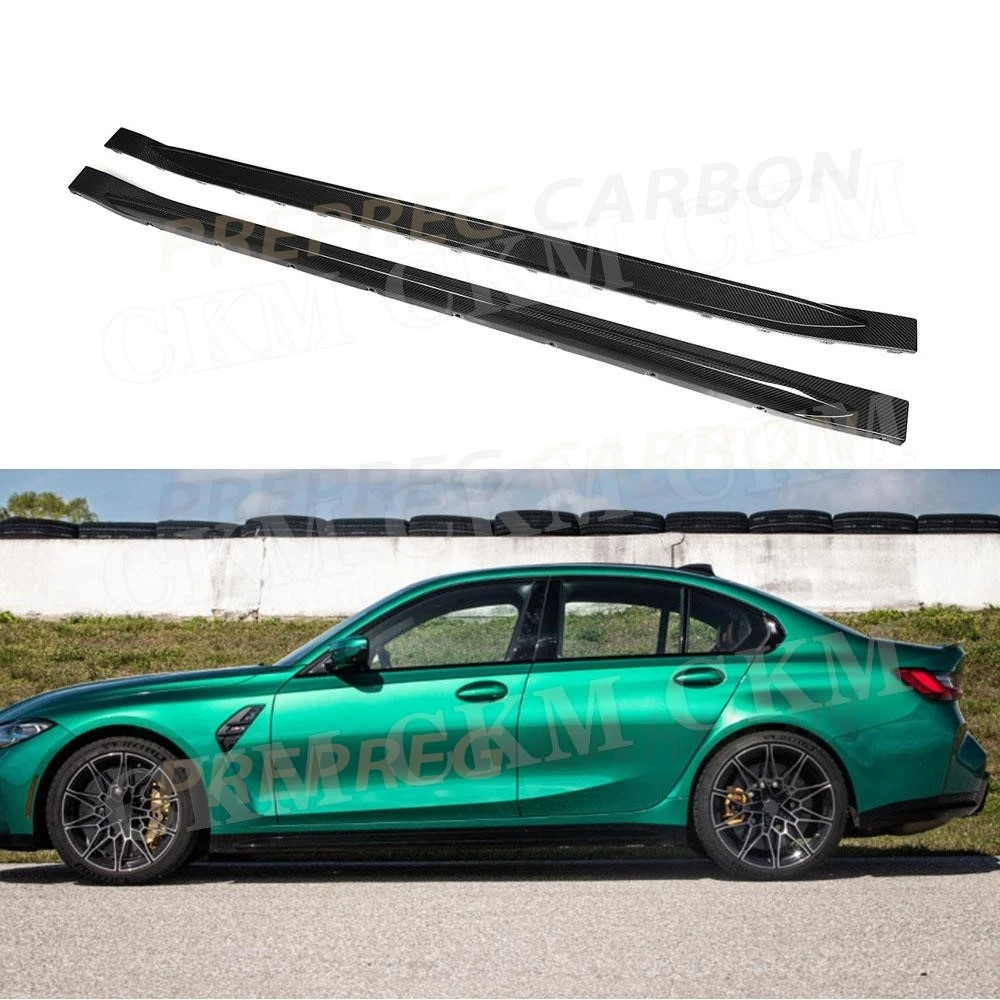 Prepreg Dry Carbon Side Skirts Extension Body Panel Lip Splitter Winglet Car Accessories for BMW 3 Series G80 M3 Sedan 2021 +
Prepreg Dry Carbon Side Skirts Extension Body Panel Lip Splitter Winglet Car Accessories for BMW 3 Series G80 M3 Sedan 2021 +