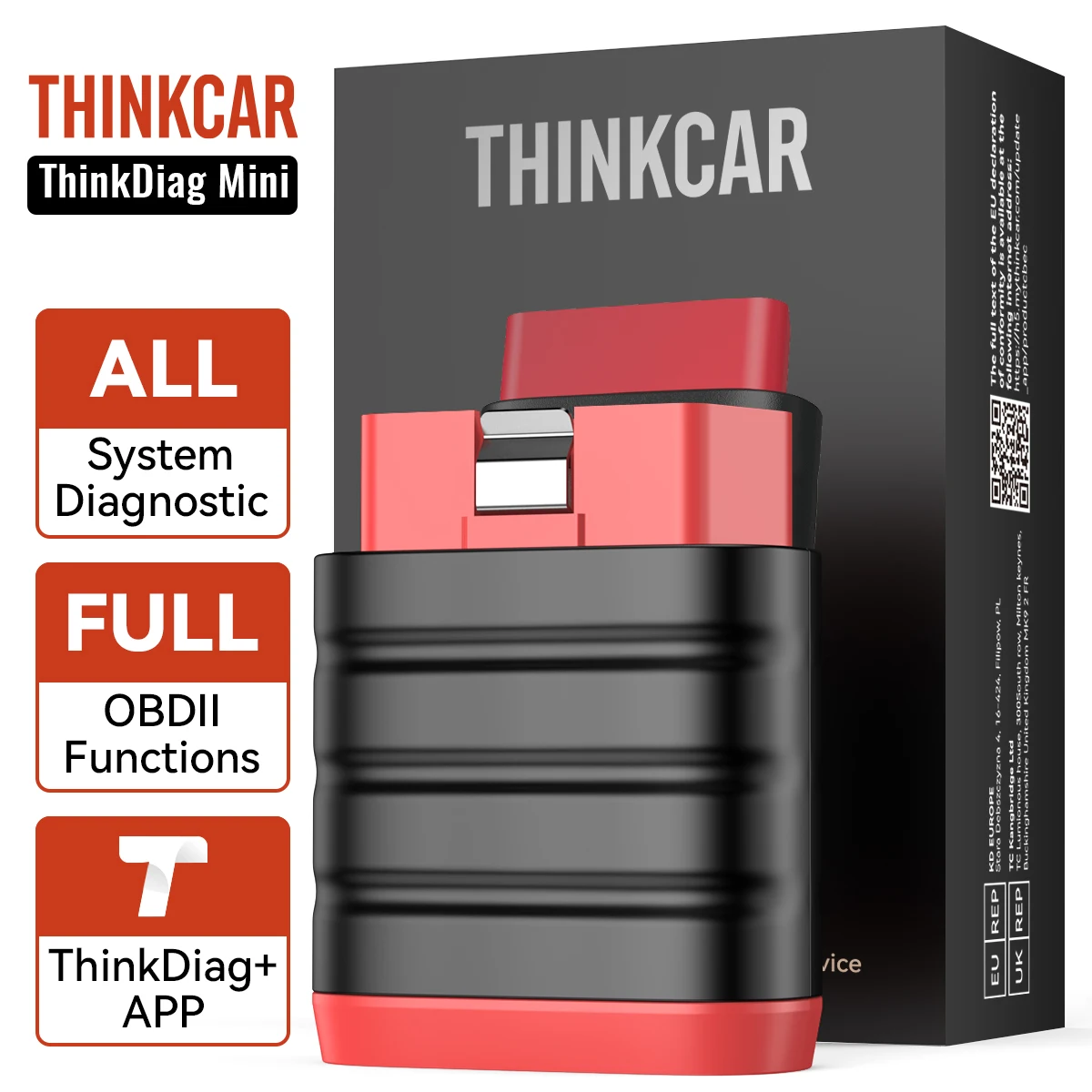 Wholesale 10pcs THINKCAR THINKDIAG Mini MUCAR BT200 DRIVERSACN OBD2 Scanner All-System Car Diagnostic Tool Read/Clear Fault Code
Wholesale 10pcs THINKCAR THINKDIAG Mini MUCAR BT200 DRIVERSACN OBD2 Scanner All-System Car Diagnostic Tool Read/Clear Fault Code