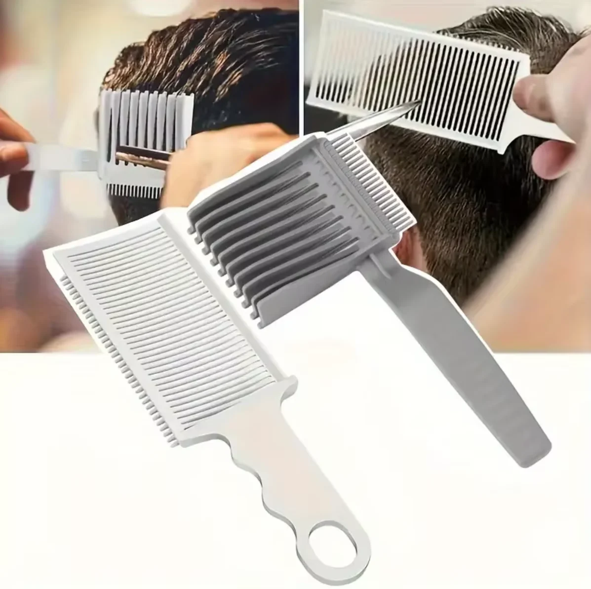 Профессиональная машинка для стрижки волос, мужская стильная расческа с плоской головкой для смешивания и стрижки, используемая для салонных расчесок для укладки волос
Профессиональная машинка для стрижки волос, мужская стильная расческа с плоской головкой для смешивания и стрижки, используемая для салонных расчесок для укладки волос