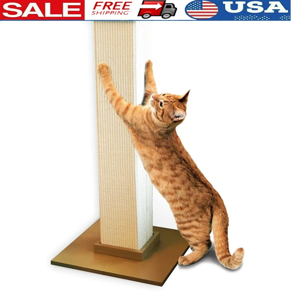 Durable Sisal Scratching Post Tower Cats Easy Assembly Indoor Cat Exercise Furniture Protector Large 32 Inch Design
Durable Sisal Scratching Post Tower Cats Easy Assembly Indoor Cat Exercise Furniture Protector Large 32 Inch Design