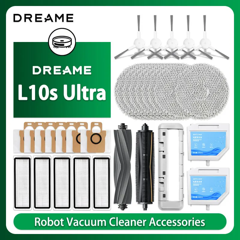 Dreame L10s Ultra / L10s Ultra SE Robot Vacuum Cleaner Accessories Main Side Brush Mop Cloth Hepa Filter Dust Bag Spare Parts
Dreame L10s Ultra / L10s Ultra SE Robot Vacuum Cleaner Accessories Main Side Brush Mop Cloth Hepa Filter Dust Bag Spare Parts