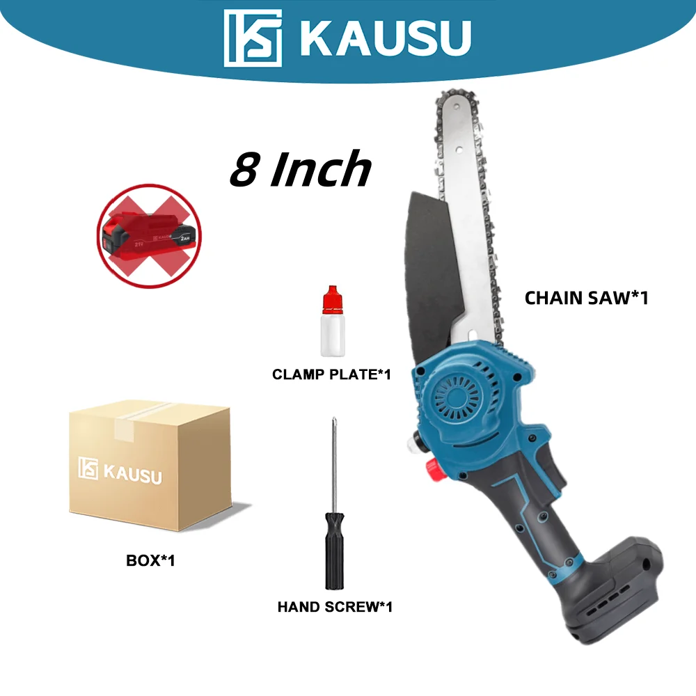 Бесщеточная 8-дюймовая аккумуляторная электрическая пила с масленкой, перезаряжаемая садовая лесозаготовительная режущая электроинструмент для Makita, батарея 18 В
Бесщеточная 8-дюймовая аккумуляторная электрическая пила с масленкой, перезаряжаемая садовая лесозаготовительная режущая электроинструмент для Makita, батарея 18 В