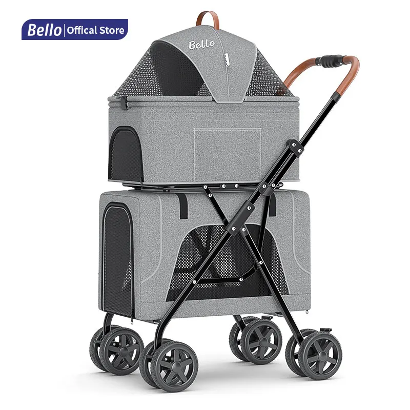 Double Detachable Twin Pet Stroller 2 In 1 Bilayer For Small Size Animal Folding Trolley
Double Detachable Twin Pet Stroller 2 In 1 Bilayer For Small Size Animal Folding Trolley