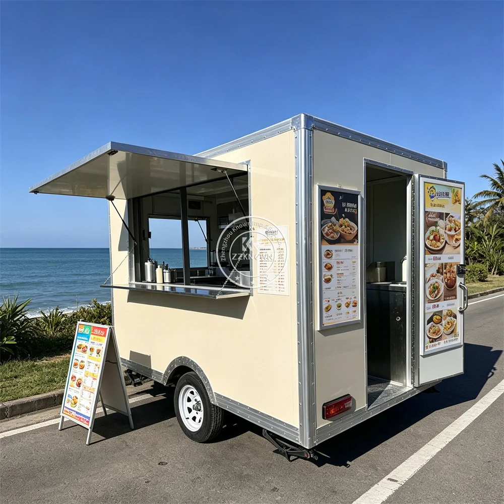 Commercial Cooking Line Custom Business Food Trailer Fried Chicken Burger Truck Outdoor Food Truck With Kitchen Equipment
Commercial Cooking Line Custom Business Food Trailer Fried Chicken Burger Truck Outdoor Food Truck With Kitchen Equipment
