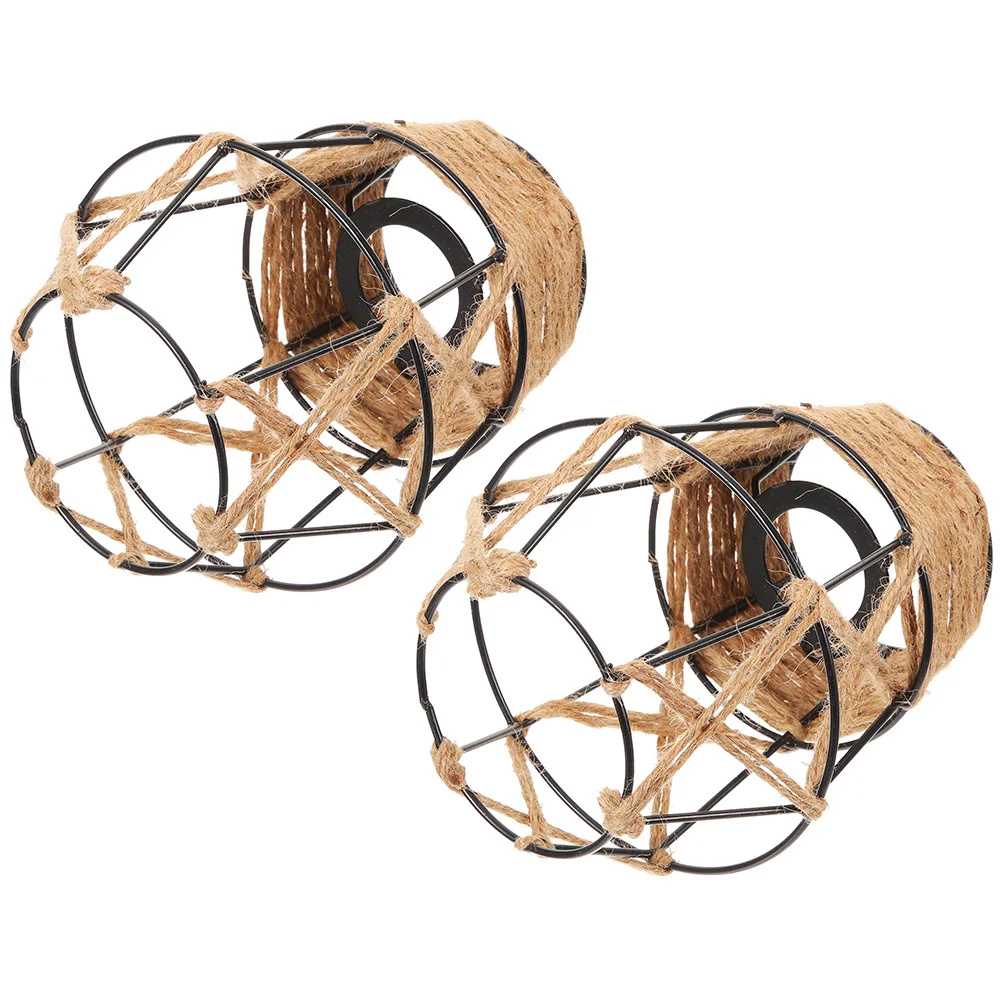 2 pcs Retro Lampshade Hemp Rope Pendant Shades Decorative Light Covers for Bedroom Living Room Restaurant Hotel Farmhouse
2 pcs Retro Lampshade Hemp Rope Pendant Shades Decorative Light Covers for Bedroom Living Room Restaurant Hotel Farmhouse