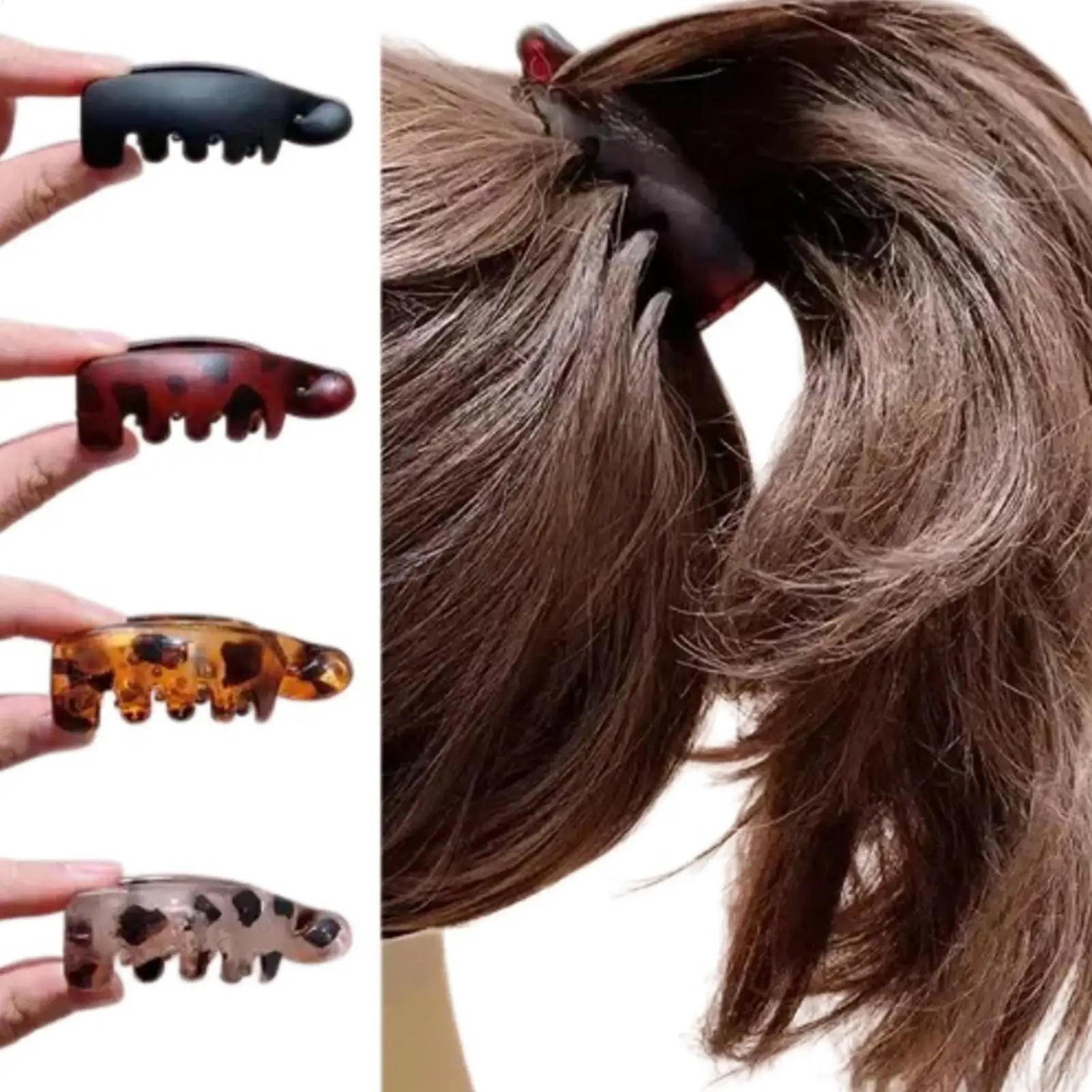 Resin Non-Slip Secure Lightweight Clamp Banana Clip Hair Barrettes for Women for Female Girls Daily School Office Home Indoor
Resin Non-Slip Secure Lightweight Clamp Banana Clip Hair Barrettes for Women for Female Girls Daily School Office Home Indoor