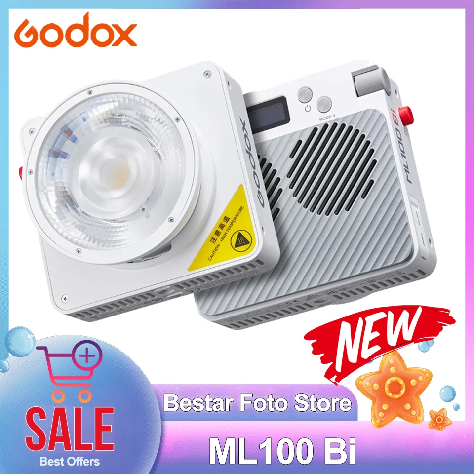 Godox ML100Bi Portable LED Video Light 2800-6500K Bi-color Mini Pocket Mastering Light in the Palm for Live Streaming Recording
Godox ML100Bi Portable LED Video Light 2800-6500K Bi-color Mini Pocket Mastering Light in the Palm for Live Streaming Recording