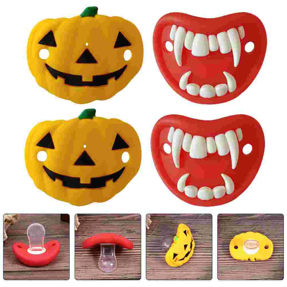 Funny Pumpkin Bloodsucker Creepy Halloween Theme Silicone Pacifier Soother For Party Holiday Props
Funny Pumpkin Bloodsucker Creepy Halloween Theme Silicone Pacifier Soother For Party Holiday Props