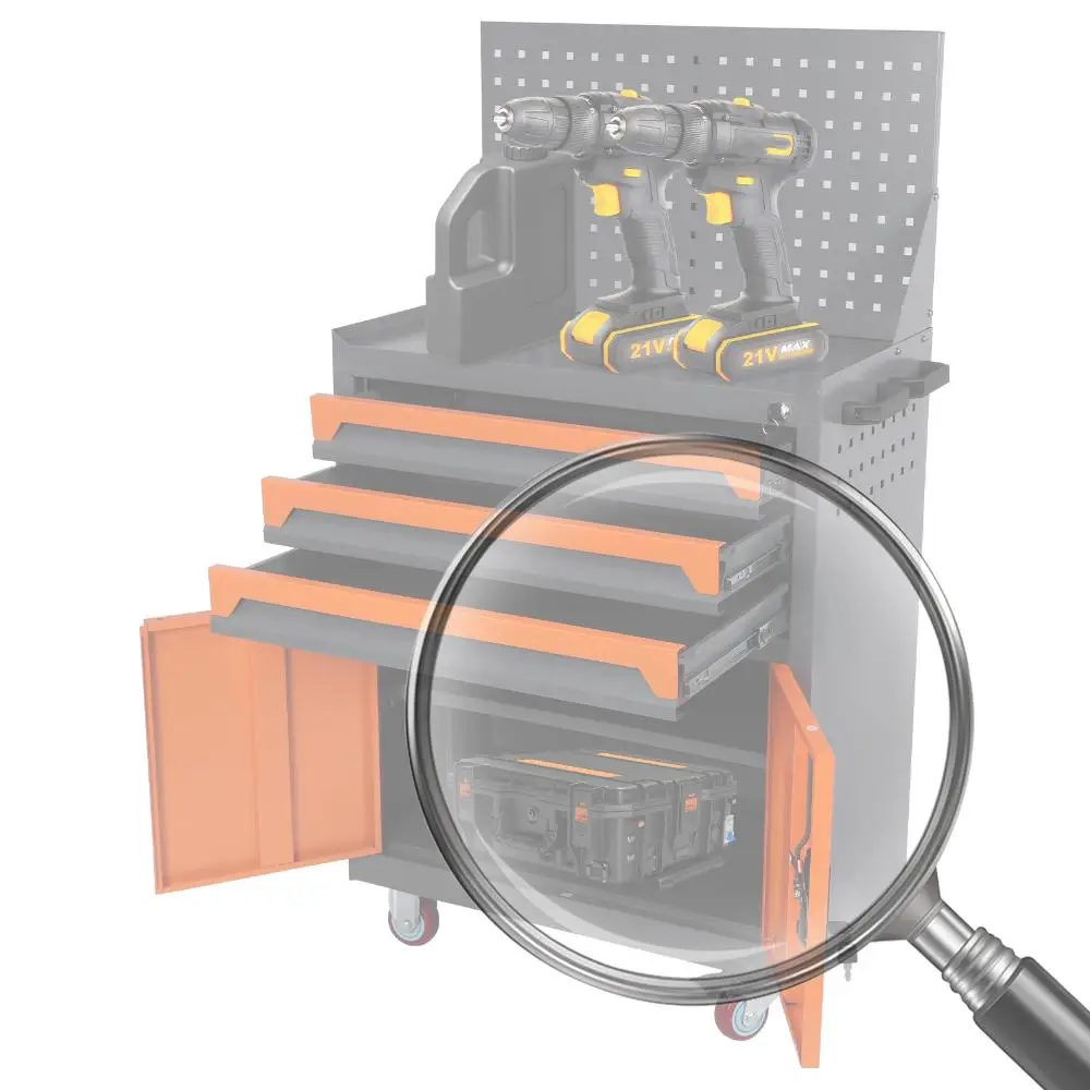 Ящик для инструментов на колесиках с ящиками Шкаф для хранения инструментов Мобильная тележка для инструментов для мастерской, склада, гаража
Ящик для инструментов на колесиках с ящиками Шкаф для хранения инструментов Мобильная тележка для инструментов для мастерской, склада, гаража