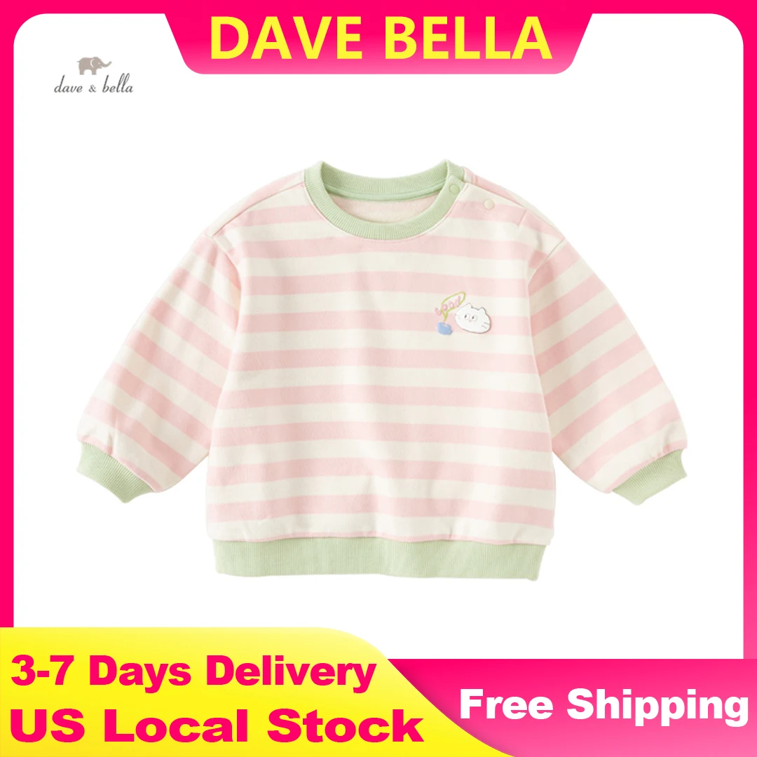 Толстовка в полоску с длинными рукавами для девочек Dave Bella, повседневные детские весенние пуловеры, рубашки, новинка 2025, осенняя футболка, топы DB 3242284
Толстовка в полоску с длинными рукавами для девочек Dave Bella, повседневные детские весенние пуловеры, рубашки, новинка 2025, осенняя футболка, топы DB 3242284