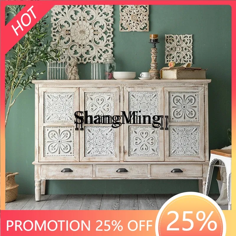 CL entrance cabinet, bedroom retro solid wood old living room decorative storage cabinet against the wall
CL entrance cabinet, bedroom retro solid wood old living room decorative storage cabinet against the wall