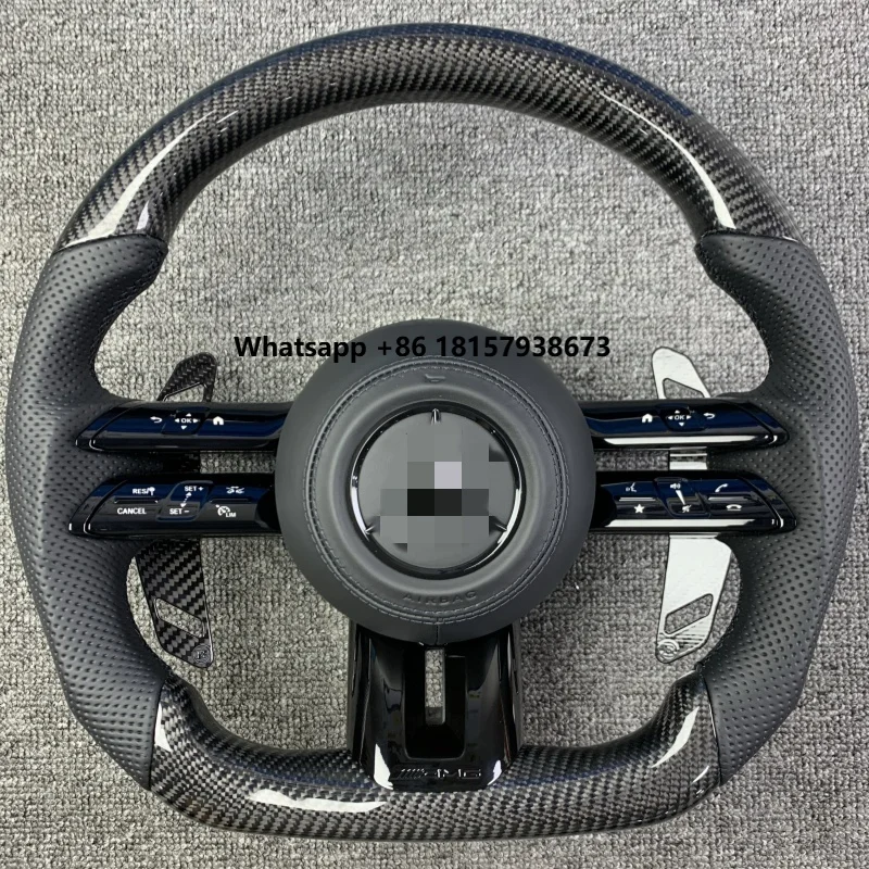 Carbon Fiber Steering Wheel for AMG W204 W205 CLA GLA C217 W211 W212 W221 W222 S63 C63 GLA45 C43
Carbon Fiber Steering Wheel for AMG W204 W205 CLA GLA C217 W211 W212 W221 W222 S63 C63 GLA45 C43