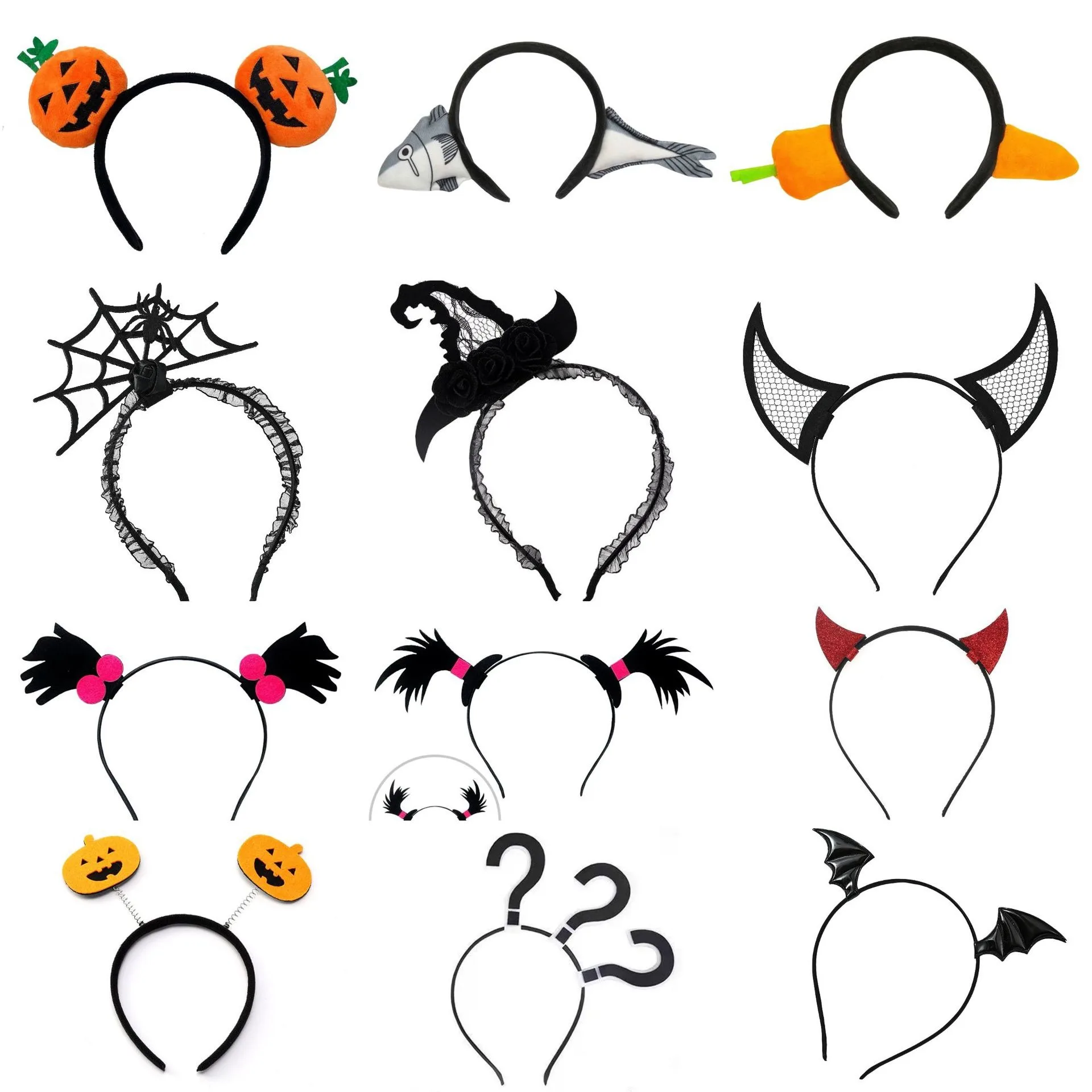 Cute Cartoon Halloween Hair Accessories Bat Hair Clip Prop Pumpkin Kitchen Knife Headband Happy 2024 Halloween Party Supplies
Cute Cartoon Halloween Hair Accessories Bat Hair Clip Prop Pumpkin Kitchen Knife Headband Happy 2024 Halloween Party Supplies