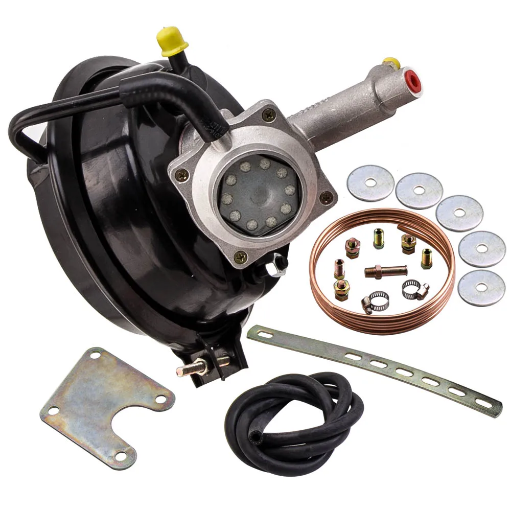 Remote Brake Booster & Bracket Mounting Kit for Ford Fairlane Falcon XP XR XT for MGA/ MGB Series 4 Wheel Drum Brake 820 PSI
Remote Brake Booster & Bracket Mounting Kit for Ford Fairlane Falcon XP XR XT for MGA/ MGB Series 4 Wheel Drum Brake 820 PSI