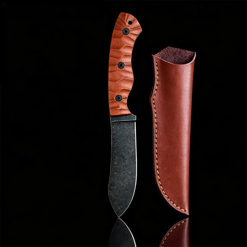JG5 LM Fixed Blade Knife D2 Steel Blade Non-Slip G10 Handle with Leather Sheath Outdoor Tactical Multi-hunting Straight Knives
JG5 LM Fixed Blade Knife D2 Steel Blade Non-Slip G10 Handle with Leather Sheath Outdoor Tactical Multi-hunting Straight Knives