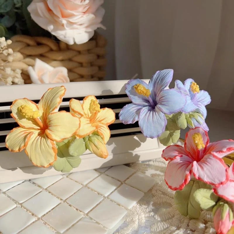 Hibiscus Flower Shape Aromatherapy Gypsum Crafts Candle Decoration Silicone Mold DIY Flowers Plaster Ornament Epoxy Resin Mould
Hibiscus Flower Shape Aromatherapy Gypsum Crafts Candle Decoration Silicone Mold DIY Flowers Plaster Ornament Epoxy Resin Mould