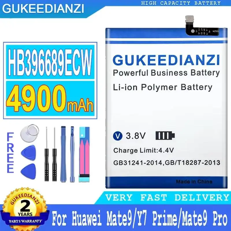 Battery For Huawei Y7 for Prime 2017 Mate 9 Pro For Honor 8C Y9 2018 Enjoy 7 Plus P40 Lite E Trt-L53 HB396689ECW HB406689ECW
Battery For Huawei Y7 for Prime 2017 Mate 9 Pro For Honor 8C Y9 2018 Enjoy 7 Plus P40 Lite E Trt-L53 HB396689ECW HB406689ECW