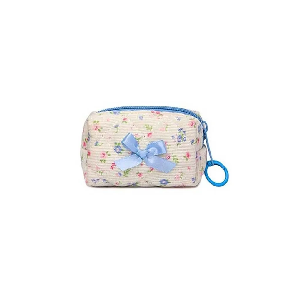 Embroidered Bowknot Mini Makeup Bag Floral Print Quilted Lattice Earphone Storage Case Multi Patterns Puffy Texture
Embroidered Bowknot Mini Makeup Bag Floral Print Quilted Lattice Earphone Storage Case Multi Patterns Puffy Texture