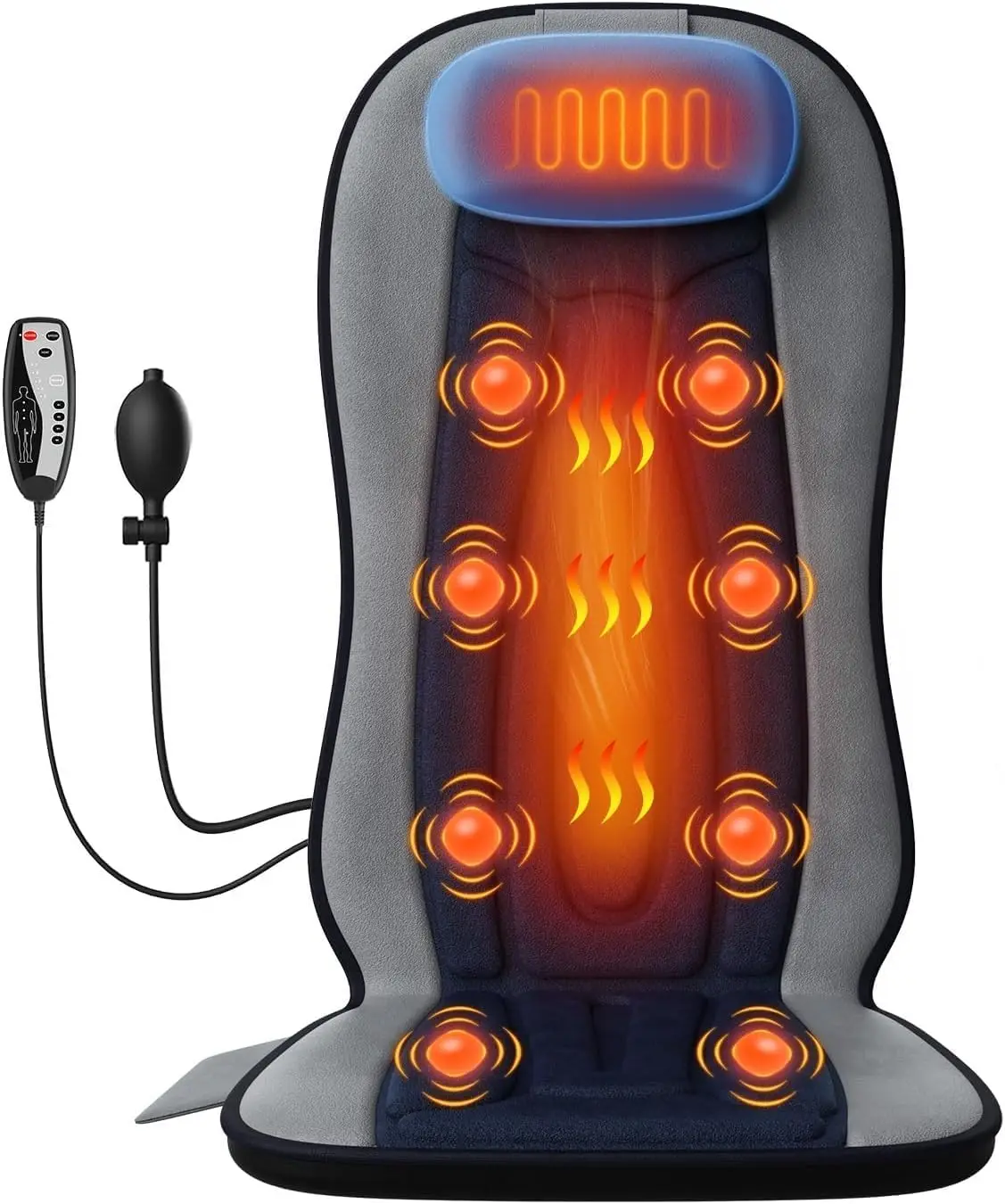 Vibrating Massage Seat Cushion with Heat & Neck Support, Soft Plush, Adjustable for Home & Office
Vibrating Massage Seat Cushion with Heat & Neck Support, Soft Plush, Adjustable for Home & Office