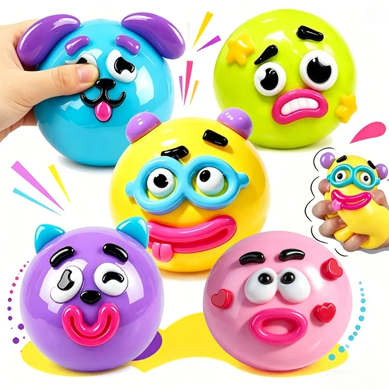 DIY Funny Dog Smushers Rebound Stress Ball Non-Toxic Soft Deformable Squeeze Toy ADHD Focus Calming Fidget Sensory Fingertip Toy
DIY Funny Dog Smushers Rebound Stress Ball Non-Toxic Soft Deformable Squeeze Toy ADHD Focus Calming Fidget Sensory Fingertip Toy