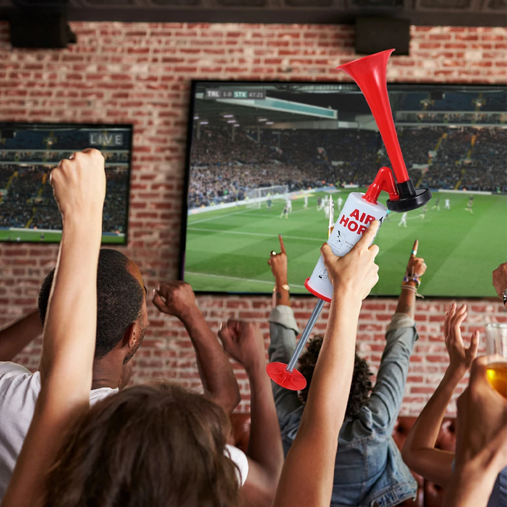 2Pcs Portable Cheer Air Horn Handheld Pump Trumpet Fans Horn Sound Prop Sport Event 
2Pcs Portable Cheer Air Horn Handheld Pump Trumpet Fans Horn Sound Prop Sport Event