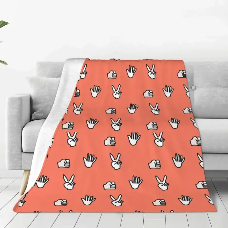 Cartoon Hands Gesture Blanket Flannel Textile Decor Breathable Soft Throw Blankets for Bed Car Bedspreads
Cartoon Hands Gesture Blanket Flannel Textile Decor Breathable Soft Throw Blankets for Bed Car Bedspreads