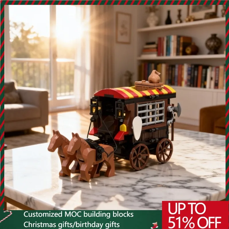NEW 179 PCS European Medieval Street View MOC Prisoner Carriage Model DIY Creative Ideas Child Assembly Toy Gift Brick Blocks
NEW 179 PCS European Medieval Street View MOC Prisoner Carriage Model DIY Creative Ideas Child Assembly Toy Gift Brick Blocks