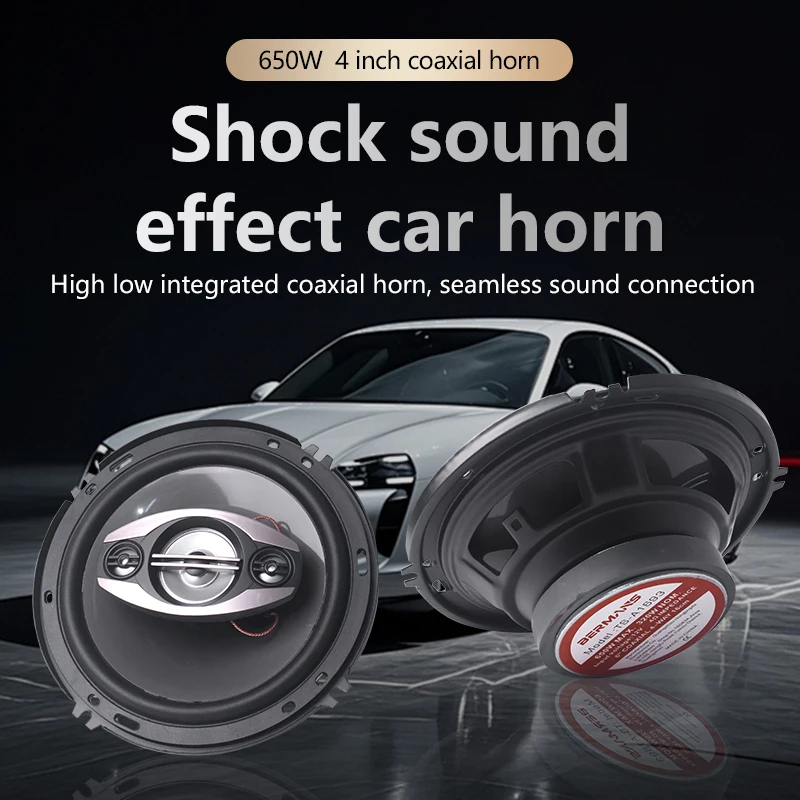 1pair 6 inch 650W 4 way car HiFi coaxial speaker speaker with dust cover and audio cable,door automatic audio music stereo full
1pair 6 inch 650W 4 way car HiFi coaxial speaker speaker with dust cover and audio cable,door automatic audio music stereo full