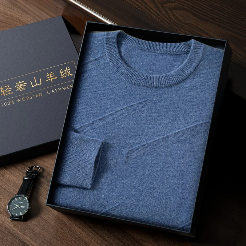 ZOCEPT High Quality Knitted Pullover for Men Winter Fashion Korean Pure Cashmere Sweater Long Sleeve Jumper Man Cashmere Sweater
ZOCEPT High Quality Knitted Pullover for Men Winter Fashion Korean Pure Cashmere Sweater Long Sleeve Jumper Man Cashmere Sweater