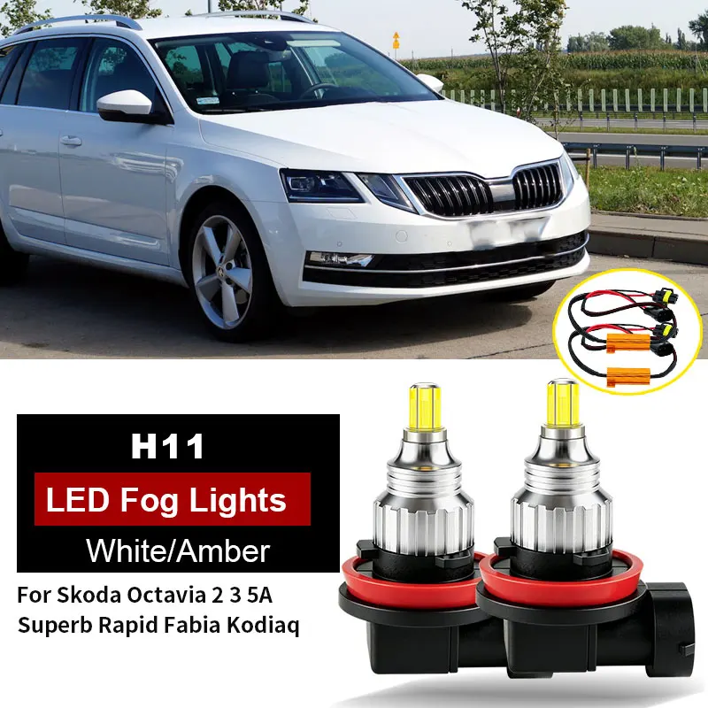 2PCS H11 Canbus LED Headlight Bulbs For Skoda Octavia 2 3 5A Superb Rapid Fabia Kodiaq Car Lamp H8 H16(JP) Fog Front Headlamp
2PCS H11 Canbus LED Headlight Bulbs For Skoda Octavia 2 3 5A Superb Rapid Fabia Kodiaq Car Lamp H8 H16(JP) Fog Front Headlamp