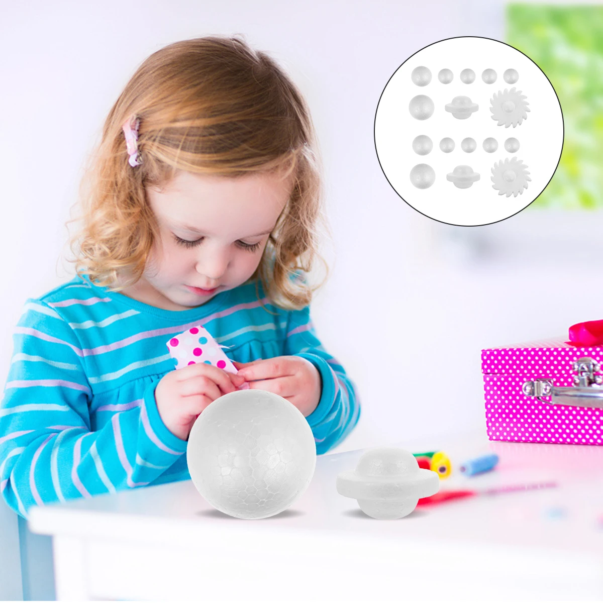 20 Pcs DIY Crafts Foam Balls Kids Toy Blank Foams Sphere Children Graffiti Star Shape Painted Balls Creative Decoration
20 Pcs DIY Crafts Foam Balls Kids Toy Blank Foams Sphere Children Graffiti Star Shape Painted Balls Creative Decoration