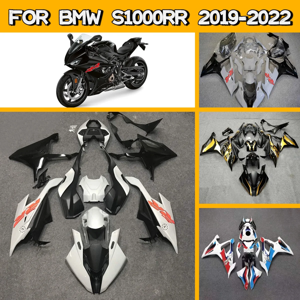 Fairing Panel Kit 2019-2022 S 1000RR Body Set Motorcycle Fairings Plastic for 19-22 BMW S1000RR Aftermarket Parts
Fairing Panel Kit 2019-2022 S 1000RR Body Set Motorcycle Fairings Plastic for 19-22 BMW S1000RR Aftermarket Parts